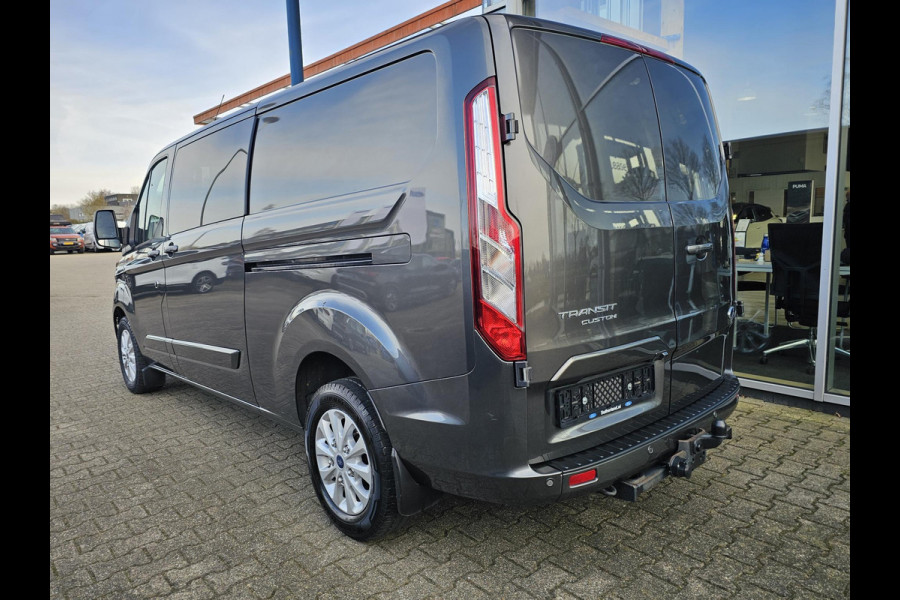 Ford Transit Custom L2 Dubbele Cabine Limited Automaat 170 pk | Trekhaak | Camera | Stoelverwarming | Dodehoekdetectie | Lane assist | PDC v+a | Zéér netjes!