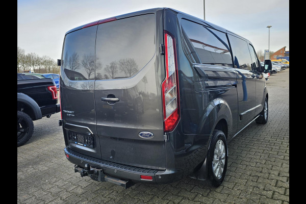 Ford Transit Custom L2 Dubbele Cabine Limited Automaat 170 pk | Trekhaak | Camera | Stoelverwarming | Dodehoekdetectie | Lane assist | PDC v+a | Zéér netjes!