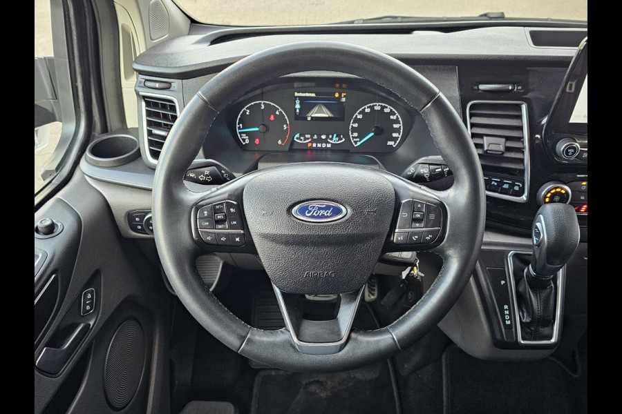 Ford Transit Custom L2 Dubbele Cabine Limited Automaat 170 pk | Trekhaak | Camera | Stoelverwarming | Dodehoekdetectie | Lane assist | PDC v+a | Zéér netjes!