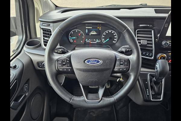 Ford Transit Custom L2 Dubbele Cabine Limited Automaat 170 pk | Trekhaak | Camera | Stoelverwarming | Dodehoekdetectie | Lane assist | PDC v+a | Zéér netjes!