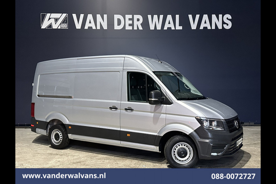 Volkswagen Crafter 2.0 TDI 141pk L3H3 L2H2 Euro6 Airco | 3000kg Trekhaak | Cruisecontrol | Chauffeursstoel Bijrijdersbank