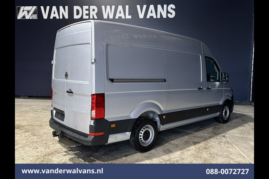 Volkswagen Crafter 2.0 TDI 141pk L3H3 L2H2 Euro6 Airco | 3000kg Trekhaak | Cruisecontrol | Chauffeursstoel Bijrijdersbank