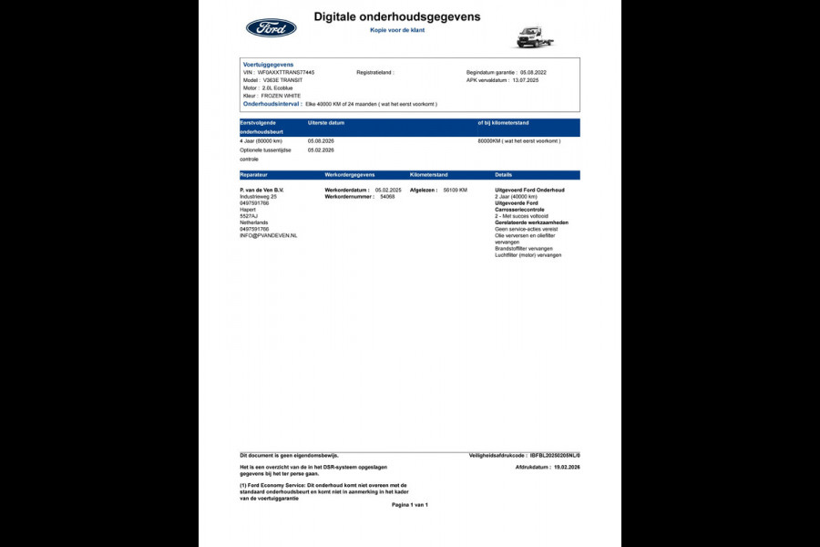 Ford Transit 350 2.0 TDCI L4H1 Trend Bakwagen + Laadklep 130pk/96kW 6-bak