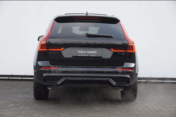 Volvo XC60 T6 350PK Automaat AWD Ultra Black Edition stoelmassage - en ventilatie / Adaptieve cruise control / Harman Kardon / BLIS / Panoramadak / Apple carplay / Parkeersensoren met 360 camera / Elektrisch bedienbare achterklep / Elektrisch verstelbare voorstoelen met geheugen / Stoel en stuurwielverwarming / 21” velgen / Getinte ramen vanaf de B-stijl
