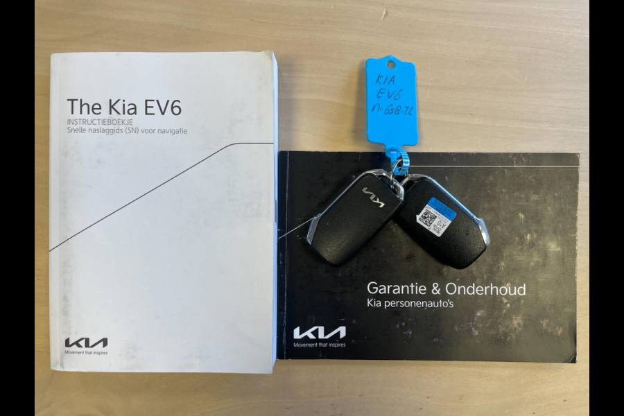 Kia Ev6 58 kWh|100% SOH|LEDER|ACC|ANDROID+CARPLAY|CAMERA|STOEL+STUURVERW|NAP|ORG. NL-AUTO|INCL.BTW|1e EIGENAAR|