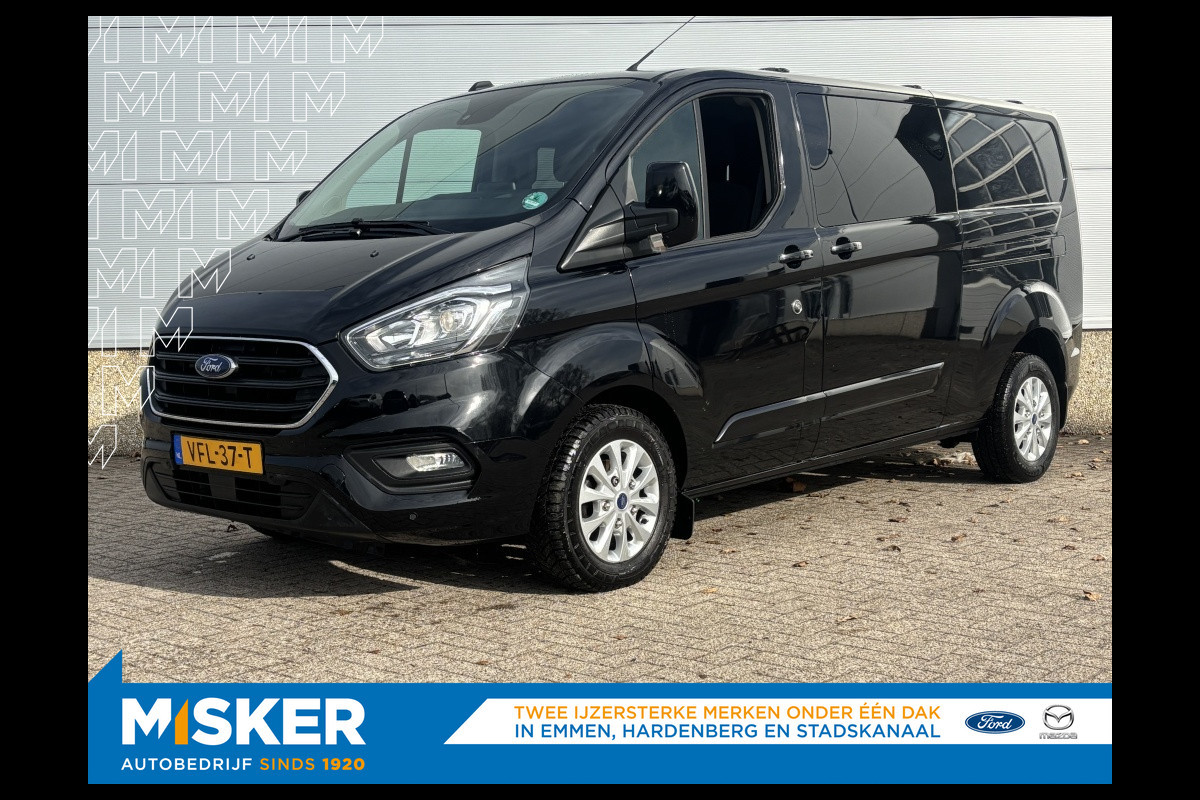 Ford Transit Custom 300 2.0 TDCI L2H1L DC 170pk DUBBELCABINE! MARGE ACHTERKLEP!