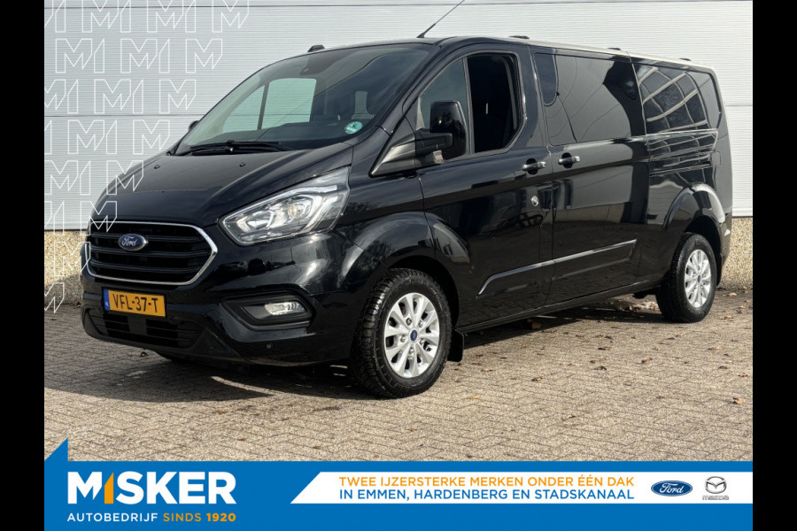 Ford Transit Custom 300 2.0 TDCI L2H1L DC 170pk DUBBELCABINE! MARGE ACHTERKLEP!