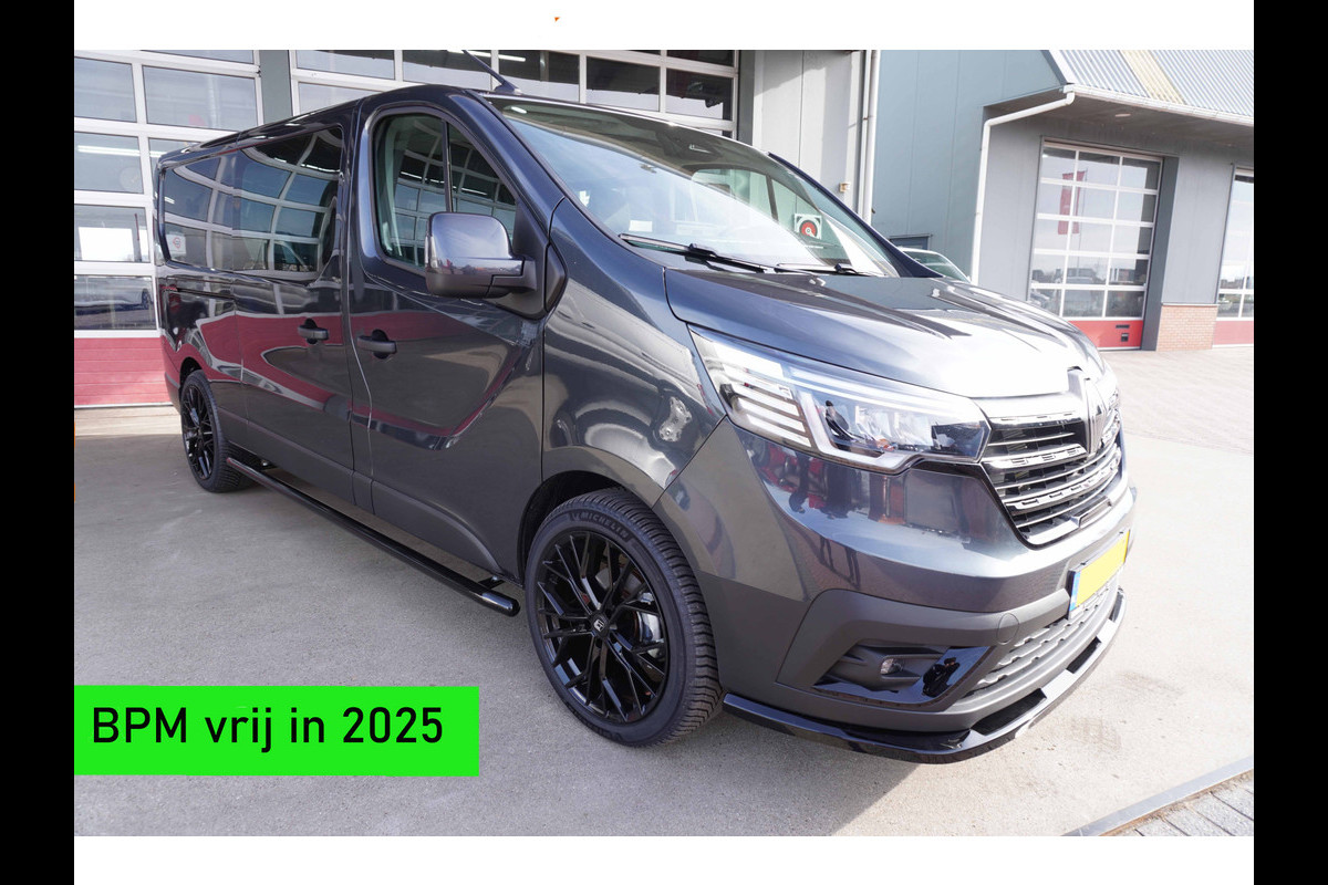 Renault Trafic 2.0 Blue dCi 130PK T29 L2H1 Advance Dubbelcabine Blackout pakket nr.V129 | Airco | Cruise | Camera |Trekhaak | Apple CP- Android auto | 20"LM velgen