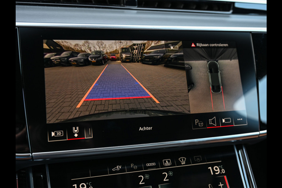 Audi A8 60 TFSI e quattro 463PK S-Line B&O Advanced | Head-Up Display | Achteras besturing | Panorama dak | Trekhaak | Soft-Close | Alcantara hemel bekleding | Carbon inleg | 360 Camera | Standkachel | Adaptive Cruise Control