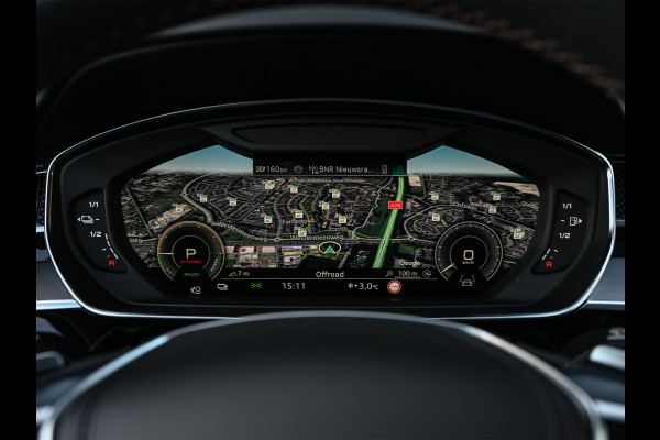 Audi A8 60 TFSI e quattro 463PK S-Line B&O Advanced | Head-Up Display | Achteras besturing | Panorama dak | Trekhaak | Soft-Close | Alcantara hemel bekleding | Carbon inleg | 360 Camera | Standkachel | Adaptive Cruise Control