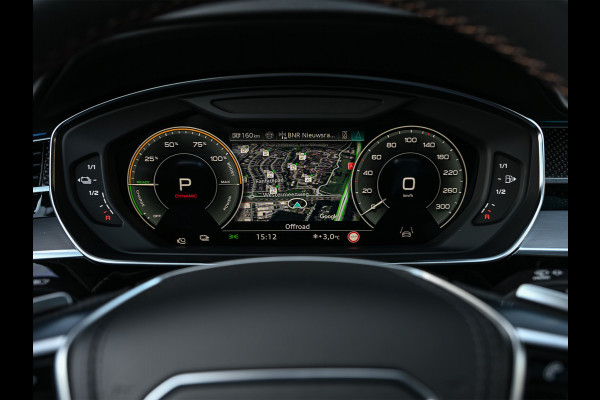 Audi A8 60 TFSI e quattro 463PK S-Line B&O Advanced | Head-Up Display | Achteras besturing | Panorama dak | Trekhaak | Soft-Close | Alcantara hemel bekleding | Carbon inleg | 360 Camera | Standkachel | Adaptive Cruise Control