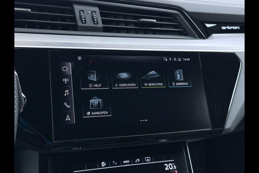 Audi e-tron 55 quattro S edition 95 kWh S-LINE BINNEN & BUITEN | SOH 94% | ORIG. NL AUTO | CAMERA | ELEK. KOFFERBAK | ADAPTIEVE CRUISE CONTROL | STOELVERWARMING | MEMORY SEATS |AFN. TREKHAAK | AUDI DEALER ONDERHOUDEN | RIJKLAAR + 12 MND BOVAG GARANTIE