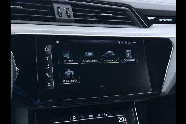 Audi e-tron 55 quattro S edition 95 kWh S-LINE BINNEN & BUITEN | SOH 94% | ORIG. NL AUTO | CAMERA | ELEK. KOFFERBAK | ADAPTIEVE CRUISE CONTROL | STOELVERWARMING | MEMORY SEATS |AFN. TREKHAAK | AUDI DEALER ONDERHOUDEN | RIJKLAAR + 12 MND BOVAG GARANTIE