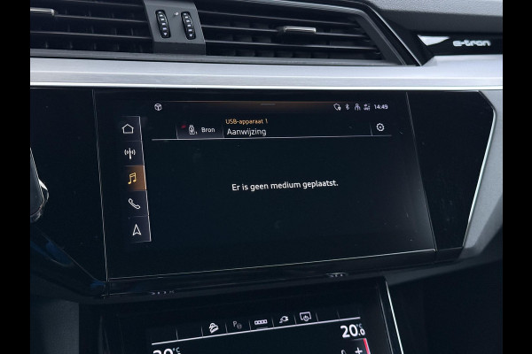 Audi e-tron 55 quattro S edition 95 kWh S-LINE BINNEN & BUITEN | SOH 94% | ORIG. NL AUTO | CAMERA | ELEK. KOFFERBAK | ADAPTIEVE CRUISE CONTROL | STOELVERWARMING | MEMORY SEATS |AFN. TREKHAAK | AUDI DEALER ONDERHOUDEN | RIJKLAAR + 12 MND BOVAG GARANTIE