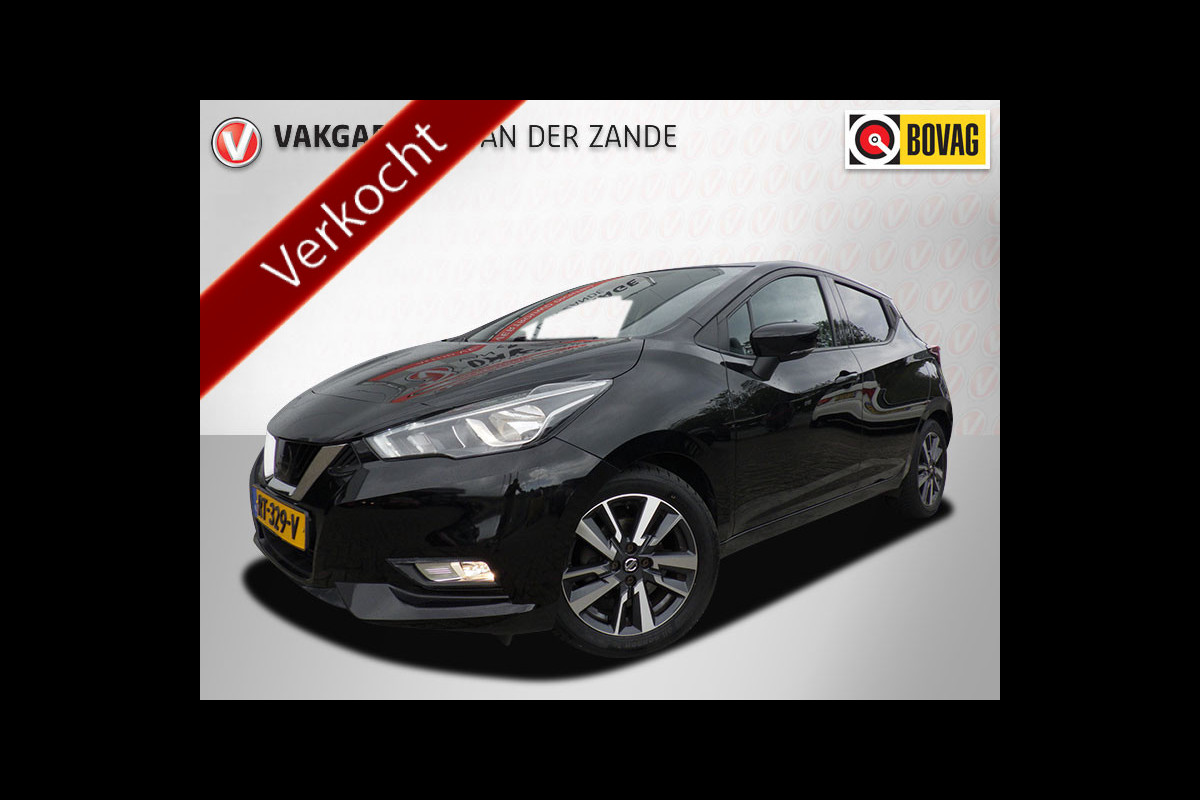 Nissan Micra 0.9 IG-T N-Connecta, Camera, Cruise Control, NAVI, NL/NAP, Compleet!