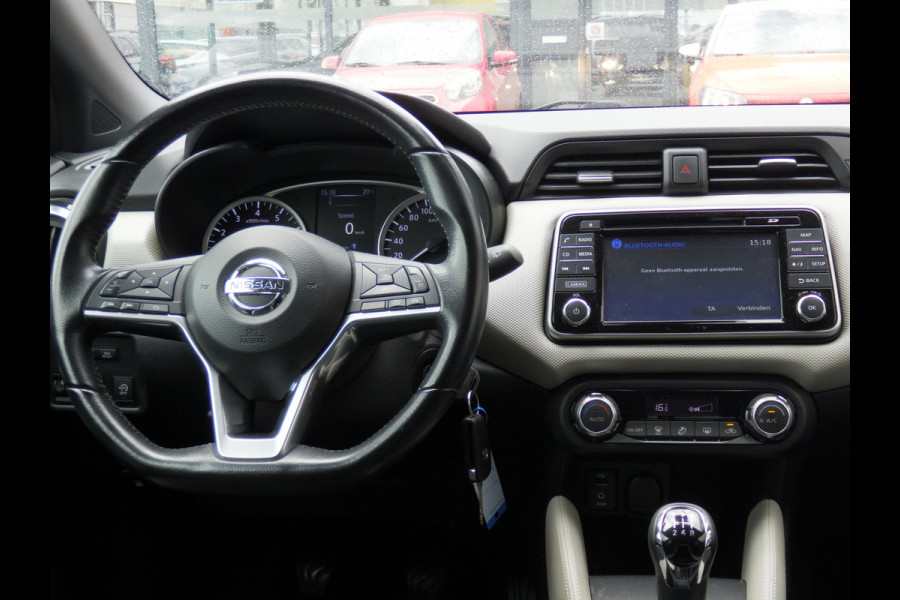 Nissan Micra 0.9 IG-T N-Connecta, Camera, Cruise Control, NAVI, NL/NAP, Compleet!
