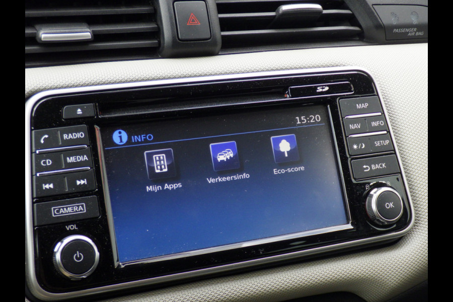 Nissan Micra 0.9 IG-T N-Connecta, Camera, Cruise Control, NAVI, NL/NAP, Compleet!