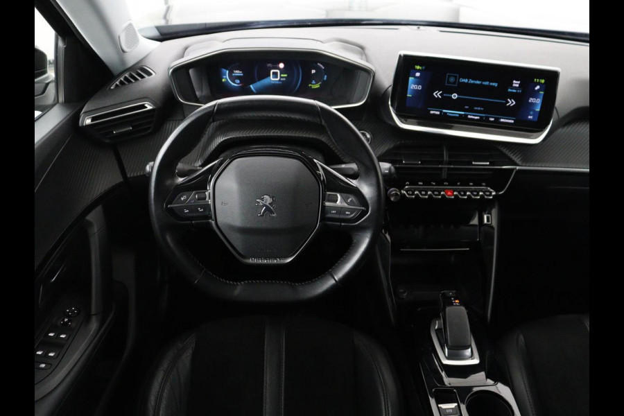 Peugeot e-2008 EV Blue Lease Allure 50 kWh | SOH 92% | 3 Fase | Carplay | Half leder | Adaptive cruise | Camera | Digital Cockpit | Full LED | Climate control | Navigatie | Bluetooth
