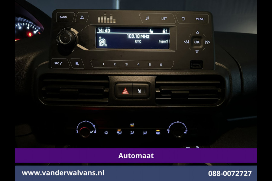 Peugeot Partner 1.5 BlueHDI 131pk Automaat L1H1 Euro6 Airco | Camera | Cruisecontrol Parkeersensoren