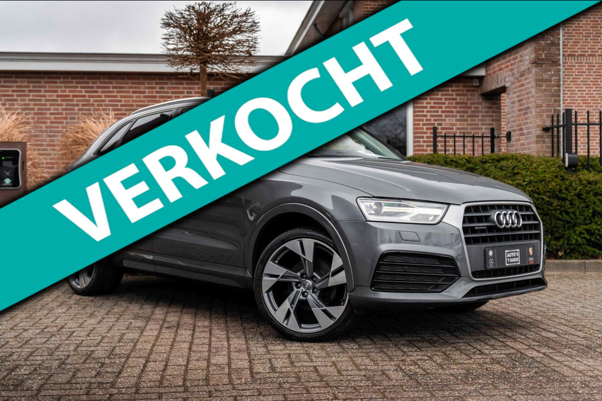 Audi Q3 2.0 TFSI Quattro Sport Line 180 PK Aut. Stoelverwarming Xenon Trekhaak Leder Cruise 20''