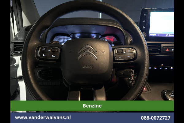 Citroën Berlingo 1.2 PureTech 131pk Automaat **Benzine** L1H1 Euro6 Airco | 3-Zits | Navigatie | Camera | Apple carplay android auto, cruisecontrol, parkeersensoren, bijrijdersbank