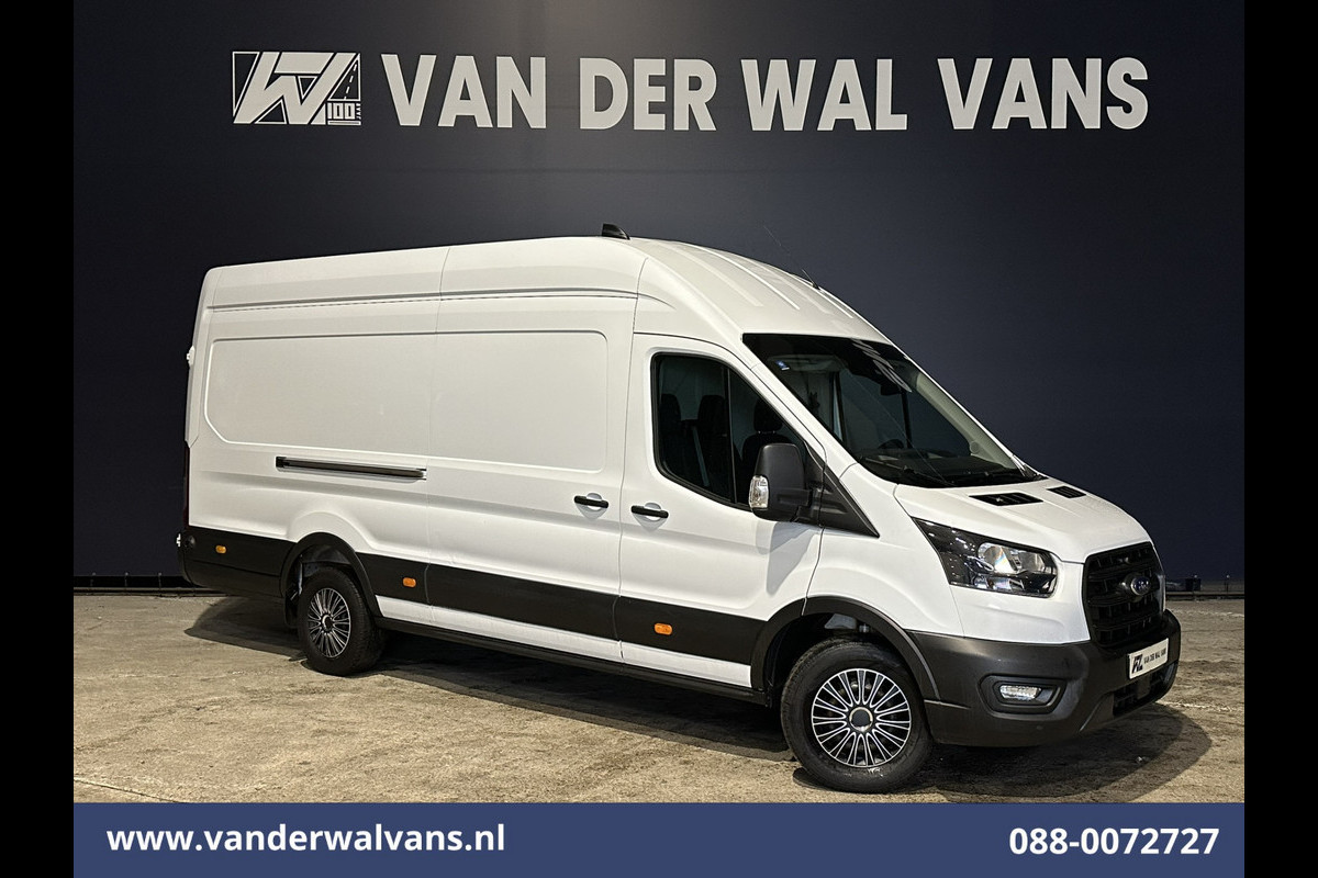 Ford Transit 2.0 TDCI 131pk L4H3 Euro6 Airco | Camera | Cruisecontrol | Verwarmde voorruit Parkeersensoren, Bijrijdersbank