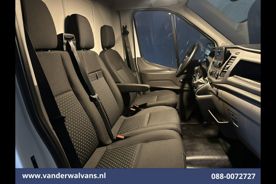 Ford Transit 2.0 TDCI 131pk L4H3 Euro6 Airco | Camera | Cruisecontrol | Verwarmde voorruit Parkeersensoren, Bijrijdersbank