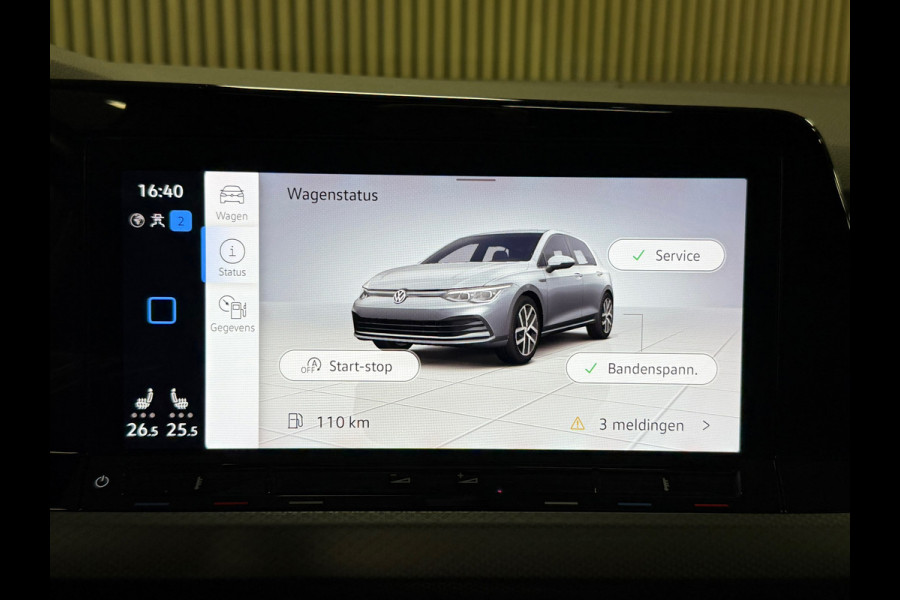 Volkswagen Golf 2.0 TDI DSG ACTIVE IQ LIGHT ACC LED PANO CAMERA PARKEERSENSOREN VOOR EN ACHTER STUURVERWARMING STOELVERWARMING