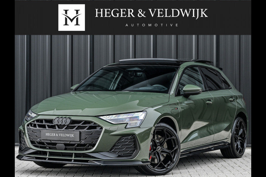 Audi A3 Sportback 45 TFSI e S edition 272pk Competition | Panoramadak | 5 jr garantie | Ambiance interieur | Active Cruise | Sonos Sound | S-Seats + Memory | Head-Up | Camera | Stoelverwarming | Keyless