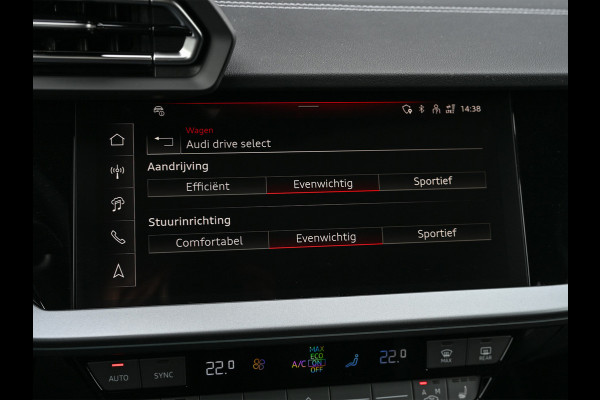 Audi A3 Sportback 45 TFSI e S edition 272pk Competition | Panoramadak | 5 jr garantie | Ambiance interieur | Active Cruise | Sonos Sound | S-Seats + Memory | Head-Up | Camera | Stoelverwarming | Keyless