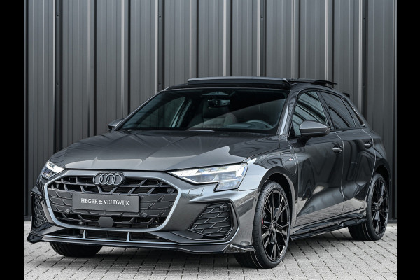 Audi A3 Sportback 45 TFSI e 272pk S edition Competition | Panoramadak | Ambiance interieur | Active Cruise | Sonos Sound | S-Seats + Memory | Head-Up | Camera | Stoelverwarming | Keyless