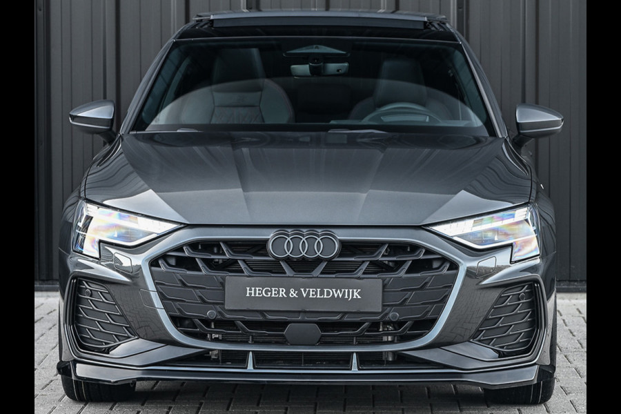 Audi A3 Sportback 45 TFSI e 272pk S edition Competition | Panoramadak | Ambiance interieur | Active Cruise | Sonos Sound | S-Seats + Memory | Head-Up | Camera | Stoelverwarming | Keyless