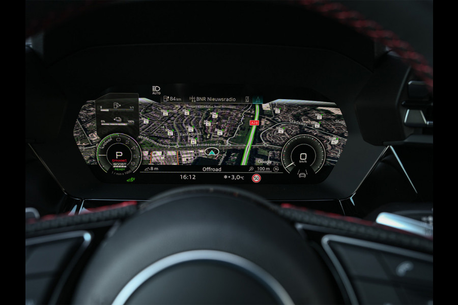 Audi A3 Sportback 45 TFSI e 272pk S edition Competition | Panoramadak | Ambiance interieur | Active Cruise | Sonos Sound | S-Seats + Memory | Head-Up | Camera | Stoelverwarming | Keyless