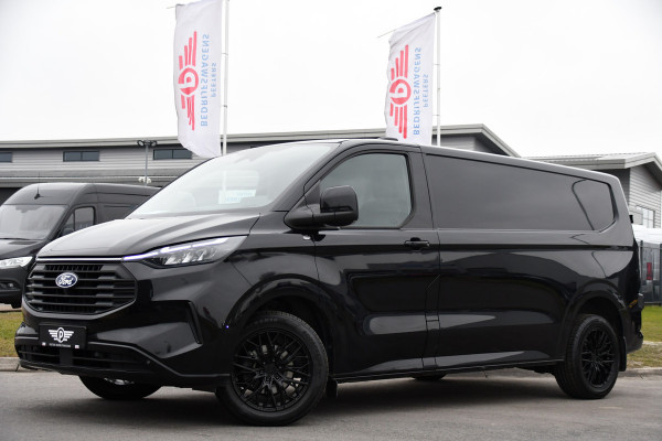 Ford Transit Custom 300 2.0 TDCI L2H1 Limited Black Edition Adaptieve Cruise, Virtual, Camera, Carplay, LED, Trekhaak, Stoelverwarming, NAVI, 170pk, Automaat, Uniek!