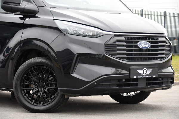 Ford Transit Custom 300 2.0 TDCI L2H1 Limited Black Edition Adaptieve Cruise, Virtual, Camera, Carplay, LED, Trekhaak, Stoelverwarming, NAVI, 170pk, Automaat, Uniek!