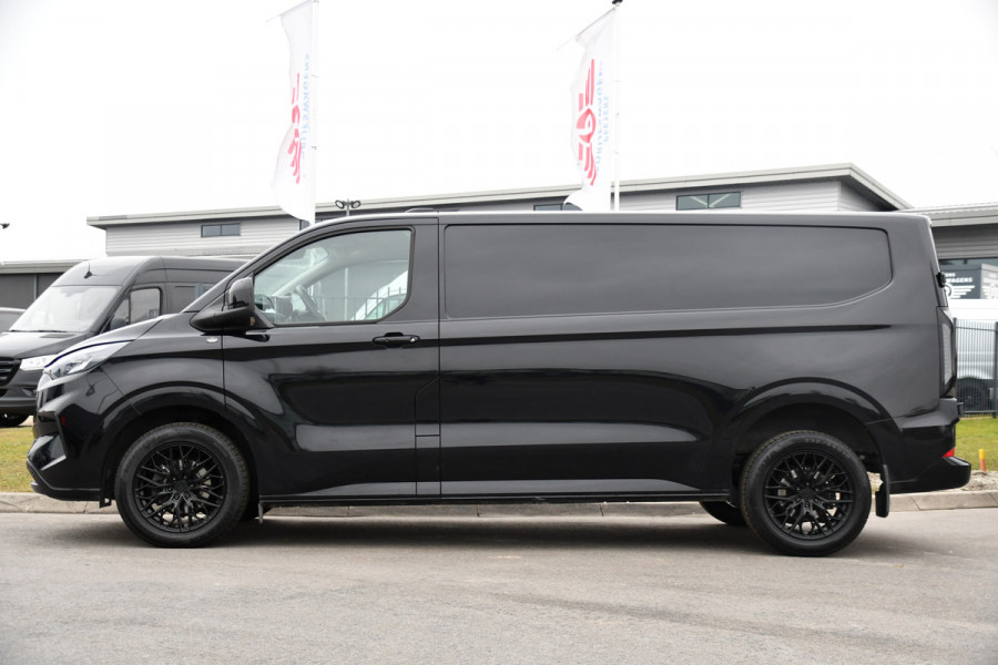 Ford Transit Custom 300 2.0 TDCI L2H1 Limited Black Edition Adaptieve Cruise, Virtual, Camera, Carplay, LED, Trekhaak, Stoelverwarming, NAVI, 170pk, Automaat, Uniek!