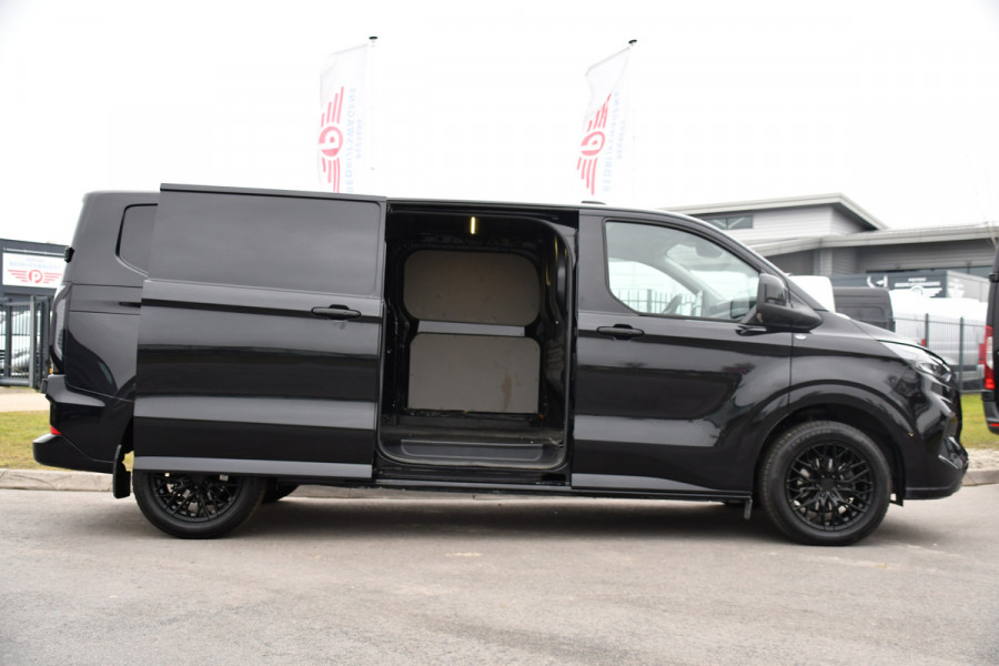 Ford Transit Custom 300 2.0 TDCI L2H1 Limited Black Edition Adaptieve Cruise, Virtual, Camera, Carplay, LED, Trekhaak, Stoelverwarming, NAVI, 170pk, Automaat, Uniek!