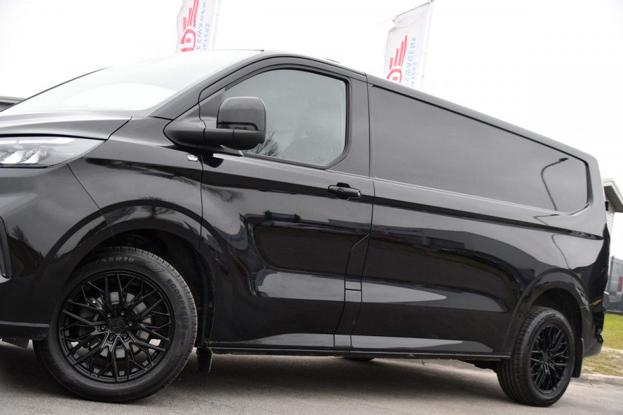 Ford Transit Custom 300 2.0 TDCI L2H1 Limited Black Edition Adaptieve Cruise, Virtual, Camera, Carplay, LED, Trekhaak, Stoelverwarming, NAVI, 170pk, Automaat, Uniek!