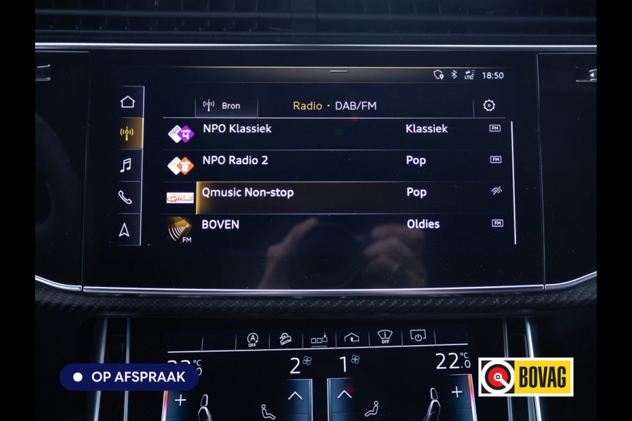 Audi RS Q8 RSQ8 4.0 V8 Urban Dynamic 800 PK / 1000 Nm Quattro | Keramisch | 24" Vossen | Akrapovic Titanium compleet | Panoramadak, Standkachel, Softclose, Stoelverw. & Ventilatie, Elec. trekhaak, B&O, 4 WST