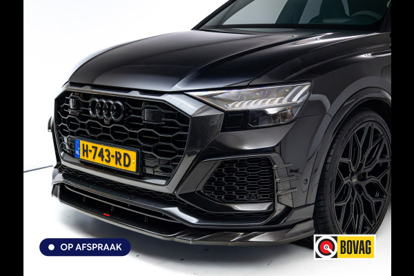 Audi RS Q8 RSQ8 4.0 V8 Urban Dynamic 800 PK / 1000 Nm Quattro | Keramisch | 24" Vossen | Akrapovic Titanium compleet | Panoramadak, Standkachel, Softclose, Stoelverw. & Ventilatie, Elec. trekhaak, B&O, 4 WST