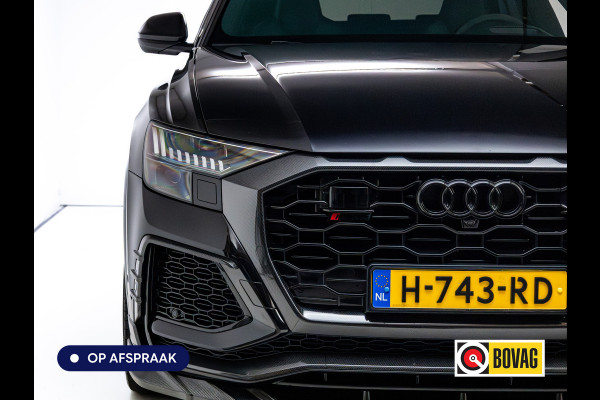 Audi RS Q8 RSQ8 4.0 V8 Urban Dynamic 800 PK / 1000 Nm Quattro | Keramisch | 24" Vossen | Akrapovic Titanium compleet | Panoramadak, Standkachel, Softclose, Stoelverw. & Ventilatie, Elec. trekhaak, B&O, 4 WST