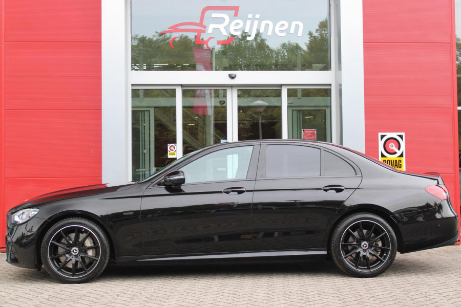 Mercedes-Benz E-Klasse 300e 320PK BUSINESS SOLUTION AMG NIGHT EDITION | MULTISPAAKS AMG VELGEN | 360° CAMERA | | TREKHAAK | MULTIBEAM MATRIX LED KOPLAMPEN | LED ACHTERLICHTEN | ELEKTRISCH VERSTELBARE VOORSTOELEN MET GEHEUGEN FUNCTIE |  ALCANTARA / KUNSTLEDEREN BEKLEDING | VOORSTOELEN VERWARMBAAR | FULL MAP MBUX AUGMENTED REALITY NAVIGATIE | VERKEERSLICHTWEERGAVE | APPLE CARPLAY / ANDROID AUTO | SFEERVERLICHTING | ELEKTRONIC CLIMATE CONTROL |