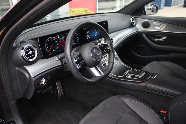 Mercedes-Benz E-Klasse 300e 320PK BUSINESS SOLUTION AMG NIGHT EDITION | MULTISPAAKS AMG VELGEN | 360° CAMERA | | TREKHAAK | MULTIBEAM MATRIX LED KOPLAMPEN | LED ACHTERLICHTEN | ELEKTRISCH VERSTELBARE VOORSTOELEN MET GEHEUGEN FUNCTIE |  ALCANTARA / KUNSTLEDEREN BEKLEDING | VOORSTOELEN VERWARMBAAR | FULL MAP MBUX AUGMENTED REALITY NAVIGATIE | VERKEERSLICHTWEERGAVE | APPLE CARPLAY / ANDROID AUTO | SFEERVERLICHTING | ELEKTRONIC CLIMATE CONTROL |