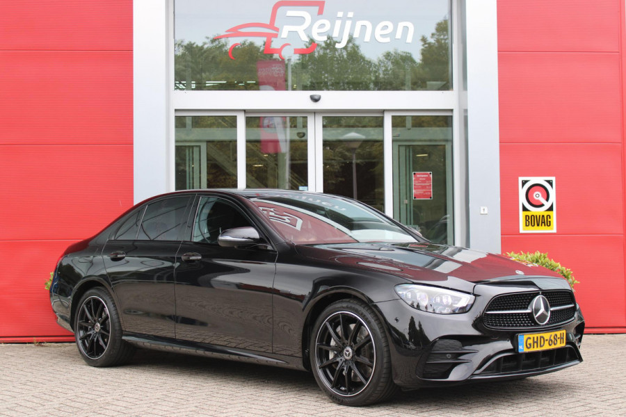 Mercedes-Benz E-Klasse 300e 320PK BUSINESS SOLUTION AMG NIGHT EDITION | MULTISPAAKS AMG VELGEN | 360° CAMERA | | TREKHAAK | MULTIBEAM MATRIX LED KOPLAMPEN | LED ACHTERLICHTEN | ELEKTRISCH VERSTELBARE VOORSTOELEN MET GEHEUGEN FUNCTIE |  ALCANTARA / KUNSTLEDEREN BEKLEDING | VOORSTOELEN VERWARMBAAR | FULL MAP MBUX AUGMENTED REALITY NAVIGATIE | VERKEERSLICHTWEERGAVE | APPLE CARPLAY / ANDROID AUTO | SFEERVERLICHTING | ELEKTRONIC CLIMATE CONTROL |