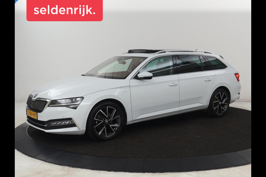 Škoda Superb 1.4 TSI iV Laurin & Klement | Panoramadak | Stoelventilatie | Leder | Trekhaak | Canton Sound | Virtual Cockpit | Navigatie | Memory | Achterbankverwarming | Full LED | Keyless | Carplay | PHEV