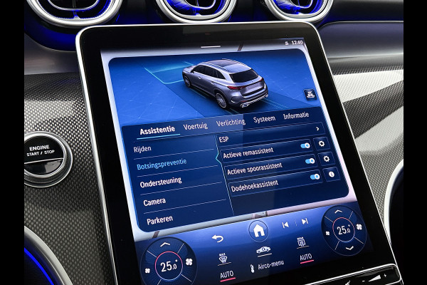 Mercedes-Benz GLC 300 e 4MATIC AMG Plug-In Hybride | 360  graden Camera | Memory seats | Schuifkanteldak | Sfeerverlichting | Chroompakket | Keyless entry Inclusief 24 maanden MB Certified garantie voor Europa.