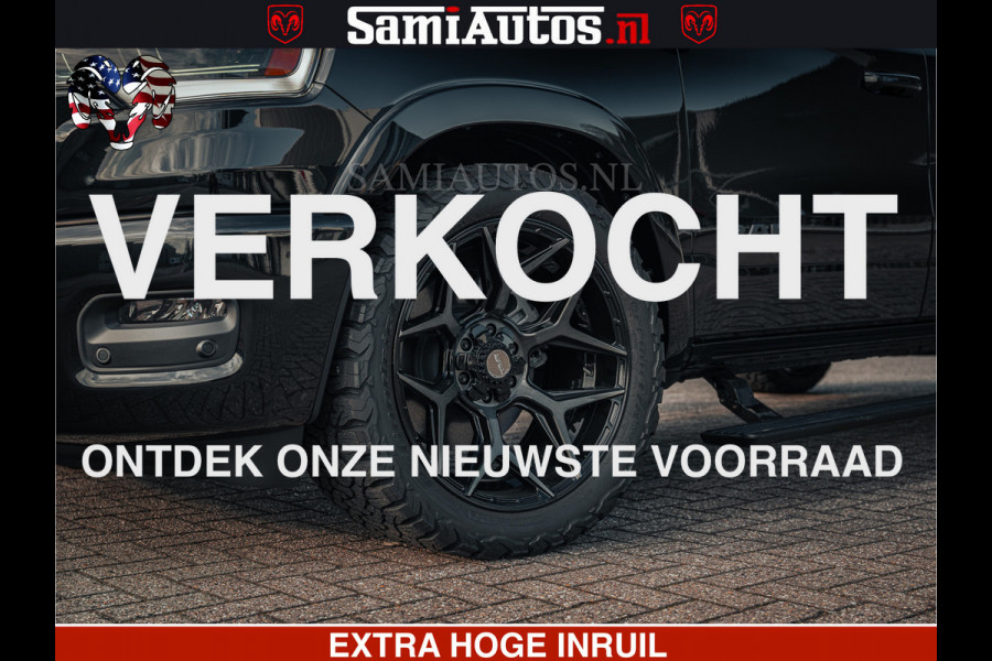 Dodge Ram Limited SPORT H.O 540HP 706Nm | Massage + Full Option | De Meest Luxe en Volle Pick-Up in zijn Klasse | Comfortabele Dubbele Cabine met Royale 5 Zitplaatsen | BPM vrij | Nu Leverbaar uit Voorraad | Voorraad Nr 2348 - 5158
