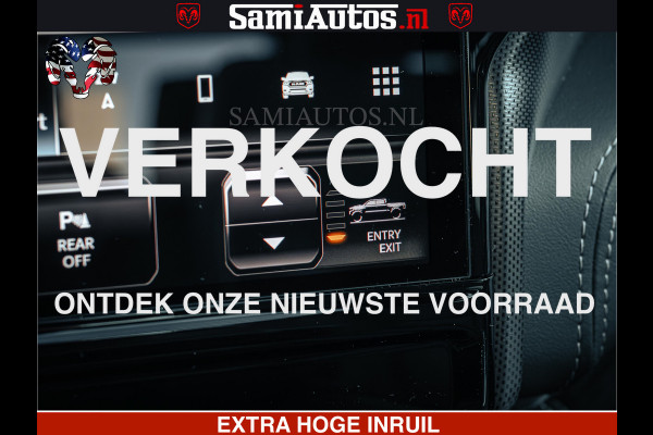 Dodge Ram Limited SPORT H.O 540HP 706Nm | Massage + Full Option | De Meest Luxe en Volle Pick-Up in zijn Klasse | Comfortabele Dubbele Cabine met Royale 5 Zitplaatsen | BPM vrij | Nu Leverbaar uit Voorraad | Voorraad Nr 2348 - 5158