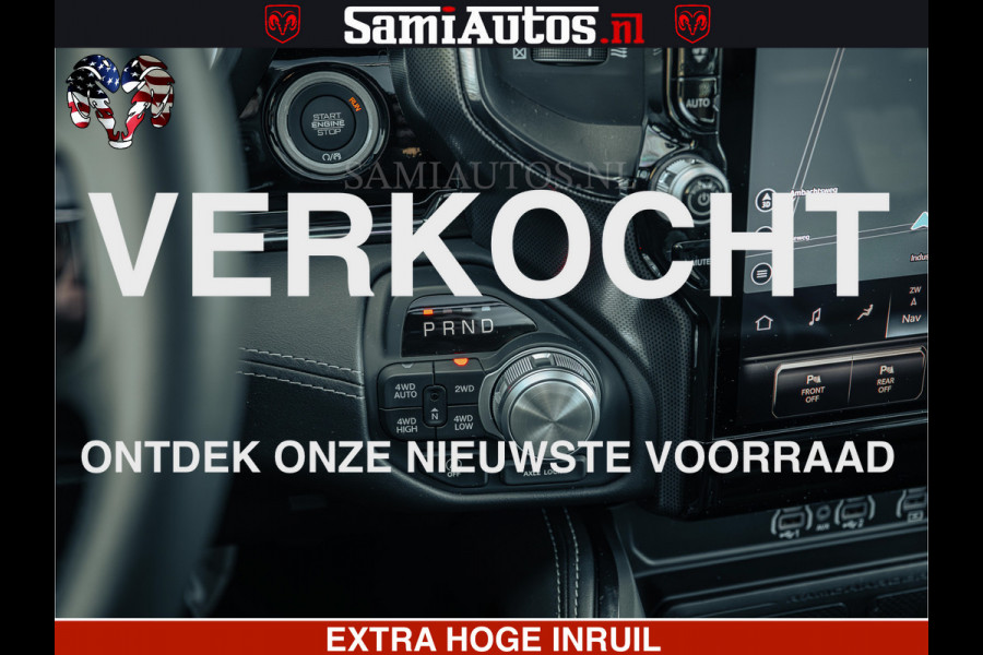Dodge Ram Limited SPORT H.O 540HP 706Nm | Massage + Full Option | De Meest Luxe en Volle Pick-Up in zijn Klasse | Comfortabele Dubbele Cabine met Royale 5 Zitplaatsen | BPM vrij | Nu Leverbaar uit Voorraad | Voorraad Nr 2348 - 5158