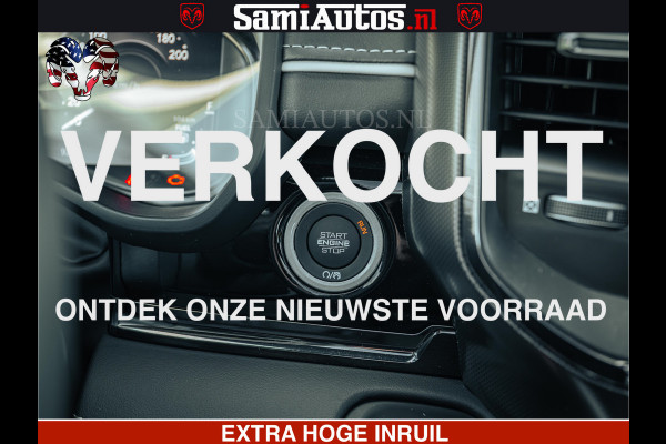 Dodge Ram Limited SPORT H.O 540HP 706Nm | Massage + Full Option | De Meest Luxe en Volle Pick-Up in zijn Klasse | Comfortabele Dubbele Cabine met Royale 5 Zitplaatsen | BPM vrij | Nu Leverbaar uit Voorraad | Voorraad Nr 2348 - 5158